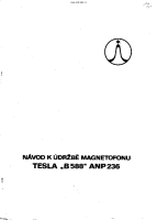 Tesla b588 - Navod k udrzbe 